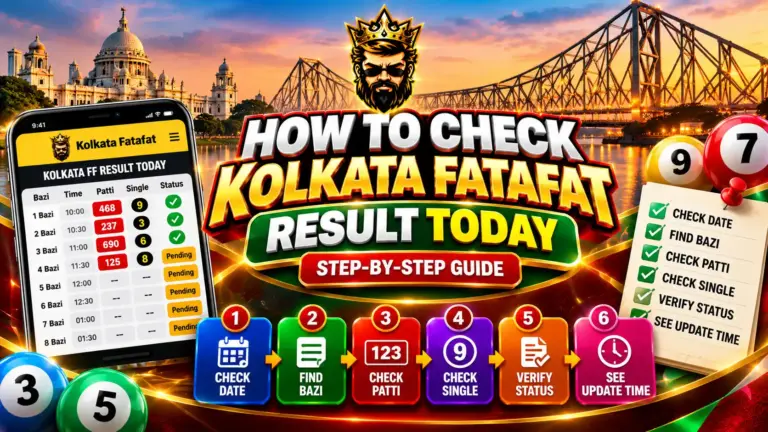 How to Check Kolkata Fatafat Result