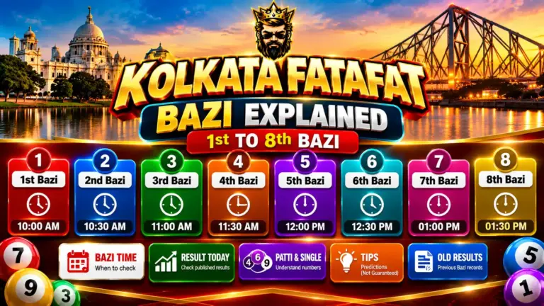 What Is Bazi in Kolkata Fatafat
